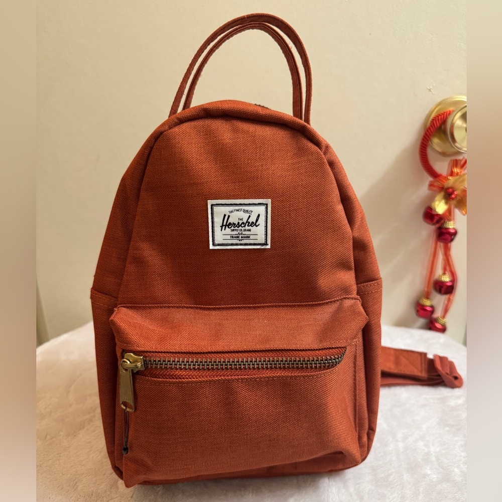 Herschel Nova Mini Backpack – Rust/Orange – Pre-Owned (Great Condition) - Picture 11 of 16